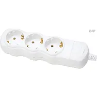 Kopp 3-poorts stekkerdoos Arctic Wit Zonder Snoer - 120301007 [5 stuks]