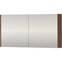 Proline SPK Xcellent Spiegelkast Dubbelzijdig 120x14x60 cm Indian Walnut