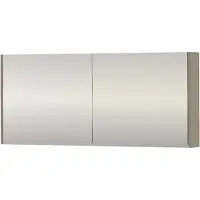 Proline SPK Xcellent Spiegelkast Dubbelzijdig 140x14x60 cm Clay Beige