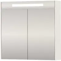 Proline SPK Premium Spiegelkast LED 80x14x74 cm Hoogglans Wit