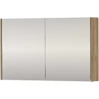 Proline SPK Xcellent Spiegelkast Dubbelzijdig 100x14x60 cm Cider Oak