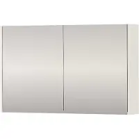 Proline SPK Xcellent Spiegelkast Dubbelzijdig 100x14x60 cm SPKX100MW Mat White
