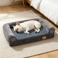 Bingopaw WISFOR Orthopedisch hondenbed, hondenbank voor kleine honden, waterdicht, wasbare hoes, afneembaar. Maat M: 80x60x16cm