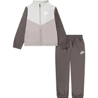 Nike Joggingpak 'ESSENTIALS' taupe / lichtgrijs / oudroze / wit