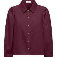 JDY Blouse 'ULLA' donkerrood