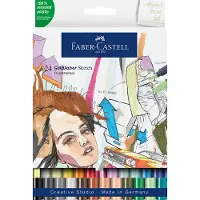 Faber-Castell Goldfaber sketchmarker - set 24 kleuren - alcholmarker - FC-164724