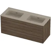 Proline Tribute Badmeubelset Porselein Elegant 120x46x54 cm Mat Crème Cotton Vital Oak