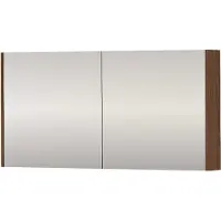 Proline SPK Comfort Spiegelkast Dubbelzijdig 120x14x60 cm Indian Walnut
