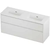 Proline tribute badmeubelset porselein elegant 140x46x67 cm mat wit mat white