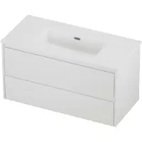 Proline Tribute Badmeubelset Porselein Elegant 100x46x54 cm Mat White Mat Wit