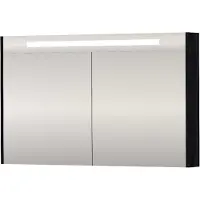 Proline SPK Premium Spiegelkast LED 120x14x74 cm Black Oak