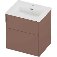 Proline Tribute Badmeubelset Porselein Elegant In Kader 60x46x67 cm Mat White Beauty Blush