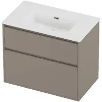 Proline Tribute Badmeubelset Porselein Elegant 80x46x67 cm Mat White Clay Beige