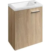 Sapho Zoja Wastafelonderkast 37x50x18cm, eiken platina