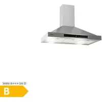Klarstein Zelda 90 afzuigkap 210W 3 standen 650m³/h LED EEK: B rvs
