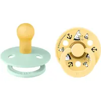 BIBS - x Moomin Pacifier Colour 2 Pack - Nordic Mint - Size 1