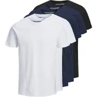 Jack & Jones Shirt 'Essentials' zwart / wit