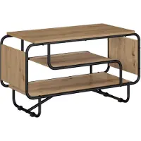 vidaXL TV Stand 80 x 36 x 45 cm Artisanaal eiken Bewerkt hout