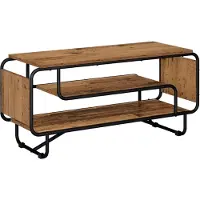 vidaXL TV Stand 98 x 36 x 45 cm Oud hout Bewerkt hout