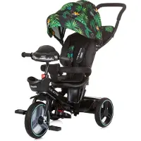 Chipolino Driewieler met kapje, - Be Active, jungle