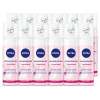 Nivea 12 x - Reinigingsmousse - Essentials Verzachtend - Voor droge & gevoelige huid - Met Amandelolie & Hydramine - 150 ml - Voordeelverpakking - 12 stuks