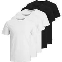 Jack & Jones Shirt 'Essentials' zwart / wit
