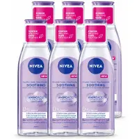 Nivea 6 x - Micellair Water - Gevoelige Huid - Anti-Restant - Verwijdert Waterbestendige Make-up - 200 ml - Voordeelverpakking - 6 stuks