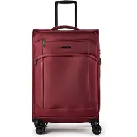 D & N d&n Travel Line 9804 4 wielen Trolley M 68 cm met uitbreidingsplooi rood