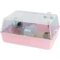 Ferplast Hamsterkooi Mini Duna Kompleet - Dierenverblijf - 55x39x27 cm Assorti