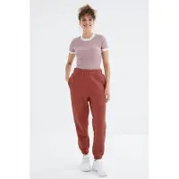 Tommy Life Dames Hoge Taille Fleece Joggingbroek