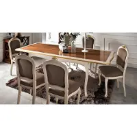 AEA Barock Antik Stil Esstisch Tisch Echtes Holz Klassische Design Tische Italien