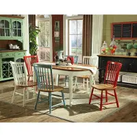 AEA Esszimmer Set Vitrine Esstisch 6x Stuhl Garnitur Tisch Gruppe 8tlg. Set Anrichte