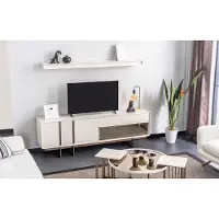 AEA Stilvolle Wohnwand Designer TV-Lowboard Moderne Regale Robuste Möbel