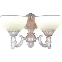 AEA Wandleuchte Wandlampe Wandleuchten Art Lüster Wand Lampen Weiß Glas
