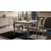 AEA Esstisch Garnitur Esszimmer Möbel Einrichtung Gruppe Tisch + 6 Stuhl Set 7tlg.