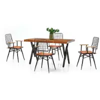 AEA Essensemble Esszimmergruppe Esszimmergarnitur Esszimmer Set Esskombination 5tlg