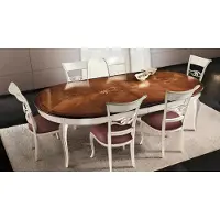 AEA Komplett Set Esstisch 6x Stühle Esszimmer Set Ess Gruppe Holz Tisch Tische 7tlg
