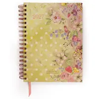 Paperclip Bureau Agenda White Dots Pattern 2027 –