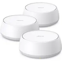 TP-LINK Deco BE3600 V1 - Wi-Fi systeem - (3 routers) - tot 600 m² - Netwerk 1 GbE, Wi-Fi 7 dual-band