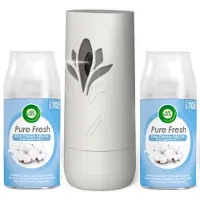 Air Wick Freshmatic Automatische Spray Luchtverfrisser - 2 Navullingen - Zachtheid van katoen - Pure fresh lentedauw - Voordeelverpakking