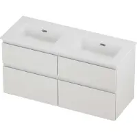 Proline Tribute Badmeubelset Porselein Elegant 120x46x62 cm Glans Wit Glans Wit