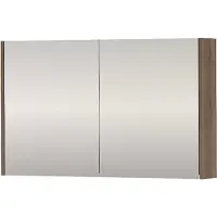 Proline SPK Xcellent Spiegelkast Dubbelzijdig 100x14x60 cm Terra Oak