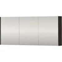 Proline SPK Comfort Spiegelkast Dubbelzijdig 140x14x60 cm Mokka Oak