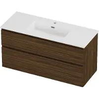 Proline Tribute Badmeubelset Porselein Elegant 1 Kraangat 120x46x62 cm Mat White Cabana Oak