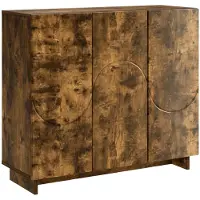 vidaXL Dressoir Gerookt eiken 85,5 x 31 x 75 cm Bewerkt hout