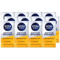 Nivea MEN - Active Energy - Gezichtscrème met Cafeïne - 50 ml - Voordeelverpakking - 12 stuks
