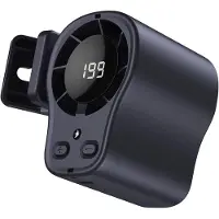 VHV -Draagbare Mini-Ventilator - High-Speed Handventilator met Clip - Oplaadbare Riemventilator met USB - Stille Handsfree Nekventilator voor Paraplu, Festival en Outdoor - Donkergrijs