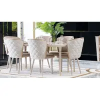 AEA Esszimmer set met 6 stoelen. Stoelen voor de eethoek. Eetset. Meubels. Stoelgroep