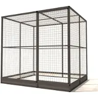 Glorenza Noa - Kattenren - Aluminium - Antraciet - 207x176x193 cm