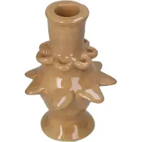 HD Collection Kandelaar stoneware Bruin 8,8x8,8x13cm